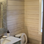 Bathroom with shiplap wall - Anthony Thomas Builders
