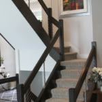 Stairs with cable railing - Anthony Thomas Builders